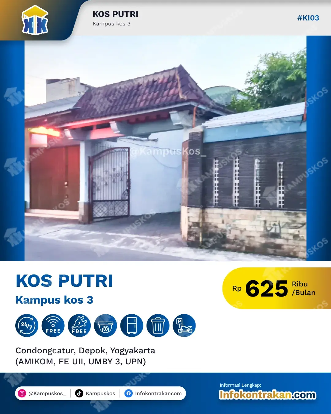 KAMPUS KOS 3 PUTRI