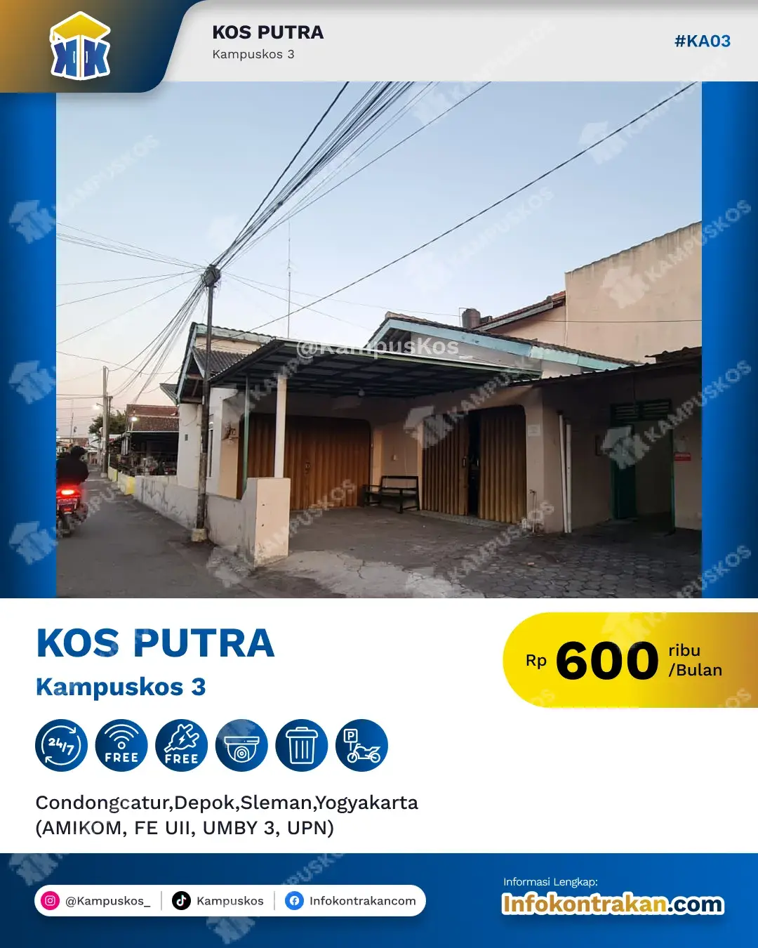 KAMPUS KOS 3 PUTRA