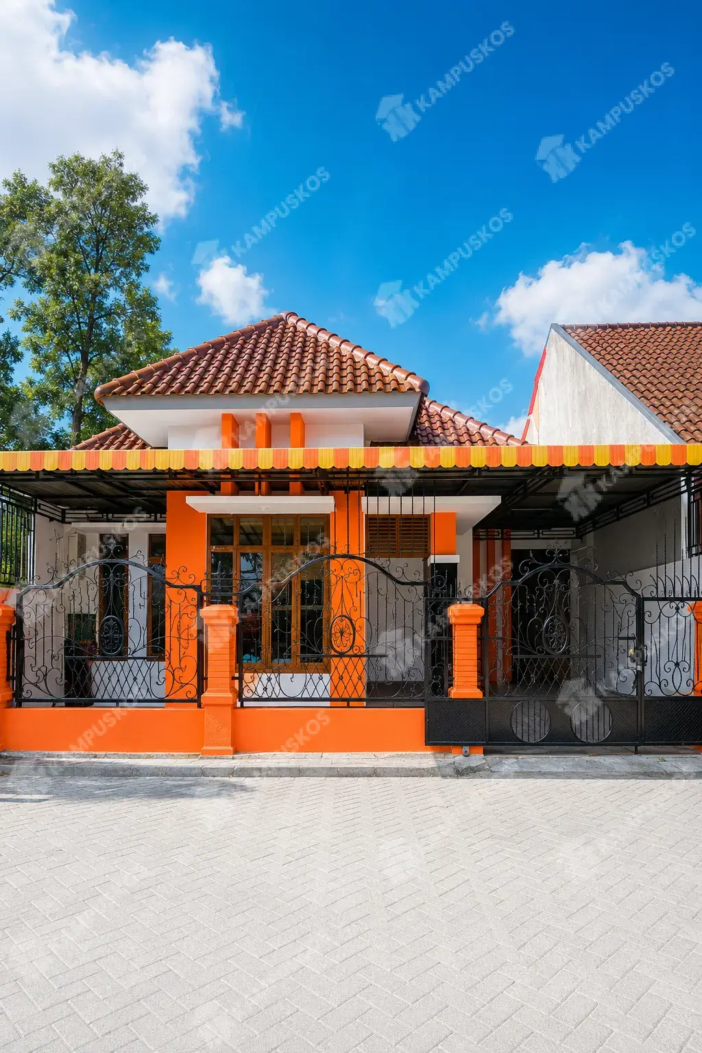 DIKONTRAKAN RUMAH NYAMAN 2 KAMAR MODERN SEMI FURNISHED INC AC AREA JL.DAMAI JAKAL 2K03DF120926